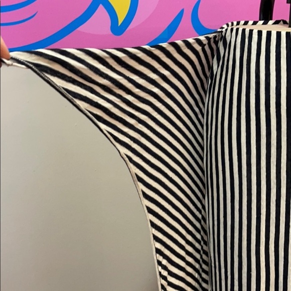 Splendid x Margherita Black White Linen Striped Skirt - Picture 10 of 12